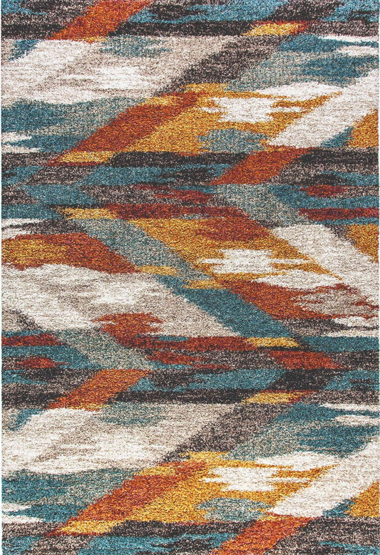 Dynamic Rugs Mehari 23063 Multi Contemporary Machine - Made Rug - Rugs - Dynamic Rugs - Atlanta Designer Rugs