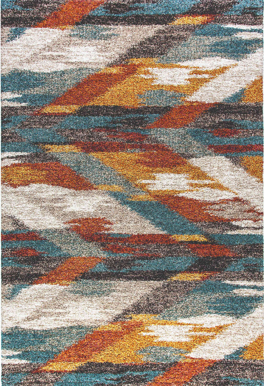 Dynamic Rugs Mehari 23063 Multi  Contemporary Machine-Made Rug