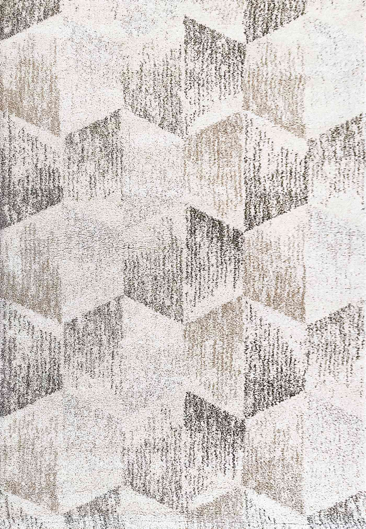 Dynamic Rugs Mehari 23299 Ivory Grey Taupe Contemporary Machine - Made Rug - Rugs - Dynamic Rugs - Atlanta Designer Rugs