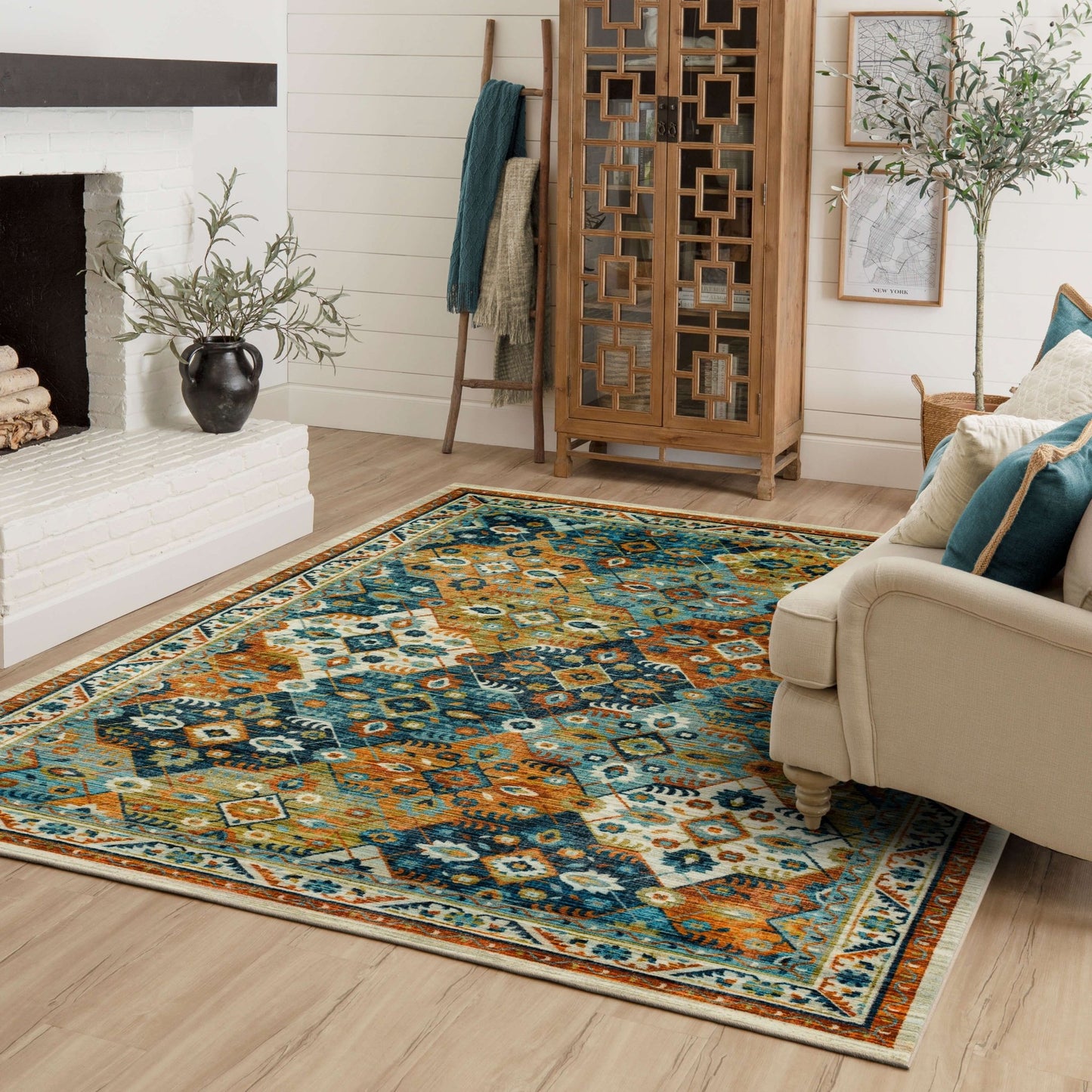 Karastan Kaleidoscope ZS013 Multi Traditional Machinemade Rug - Rugs - Karastan - Atlanta Designer Rugs