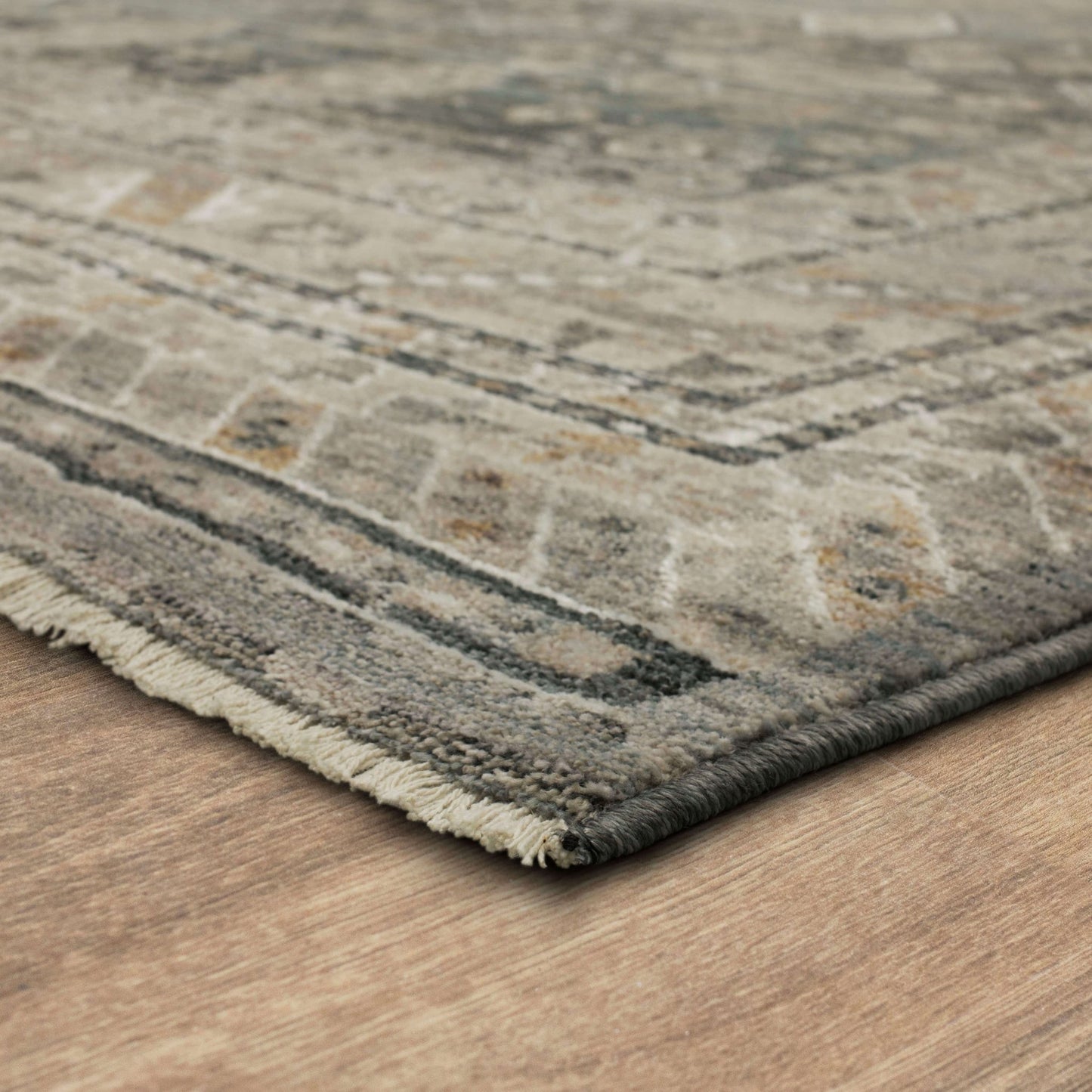 Karastan Echo R1058 Grey Traditional Machinemade Rug - Rugs - Karastan - Atlanta Designer Rugs