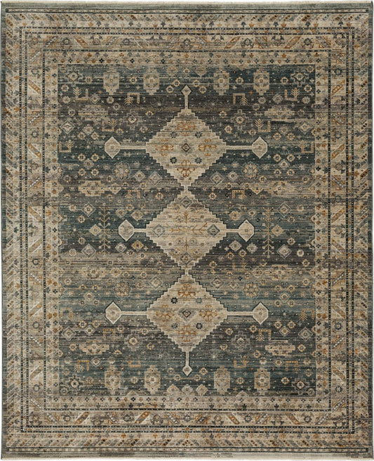 Karastan Echo R1058 Grey Traditional Machinemade Rug - Rugs - Karastan - Atlanta Designer Rugs