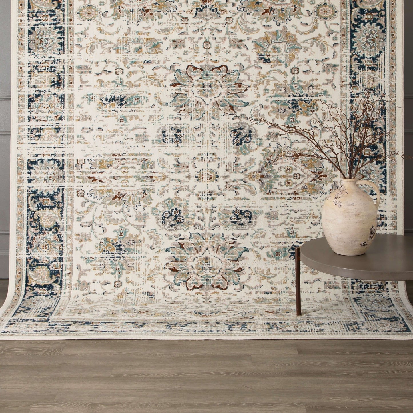 Karastan Zephyr 92119 Alabaster Traditional Machinemade Rug - Rugs - Karastan - Atlanta Designer Rugs