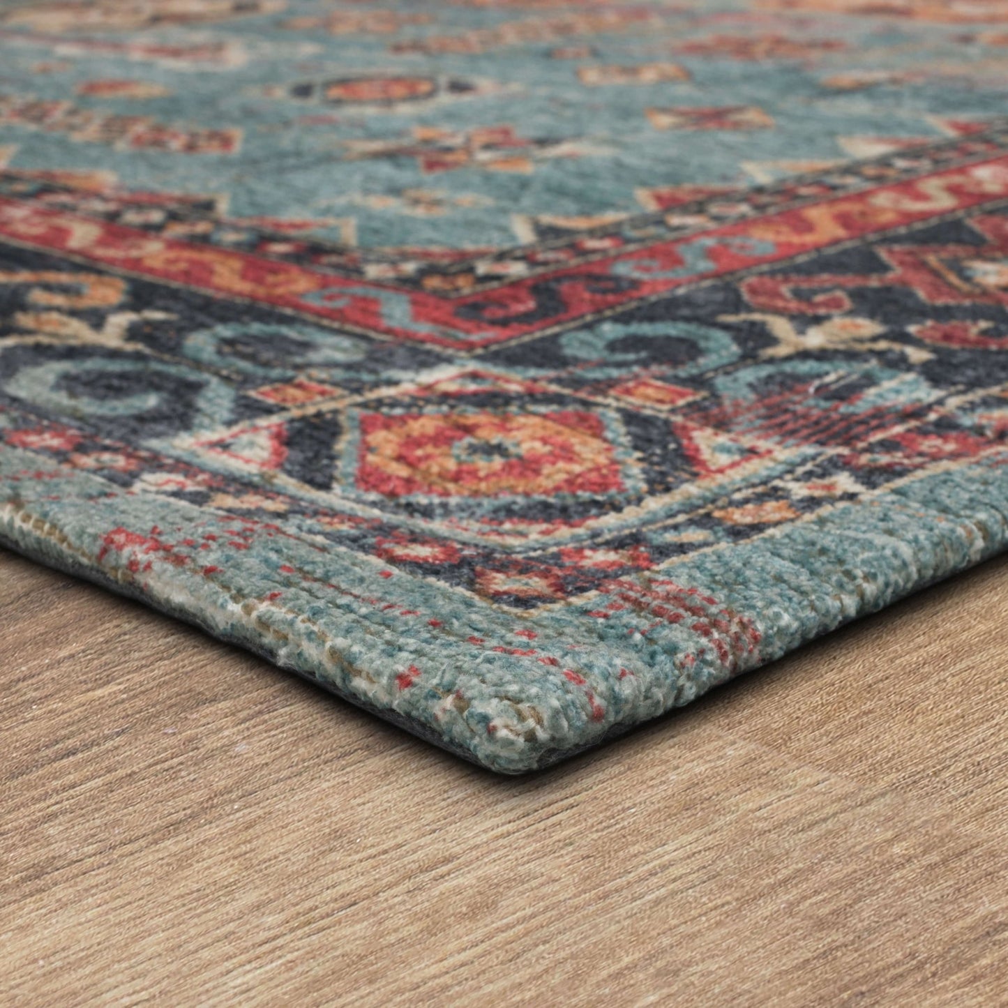 Karastan Zula R1201 Aquamarine Machinemade Rug - Rugs - Karastan - Atlanta Designer Rugs