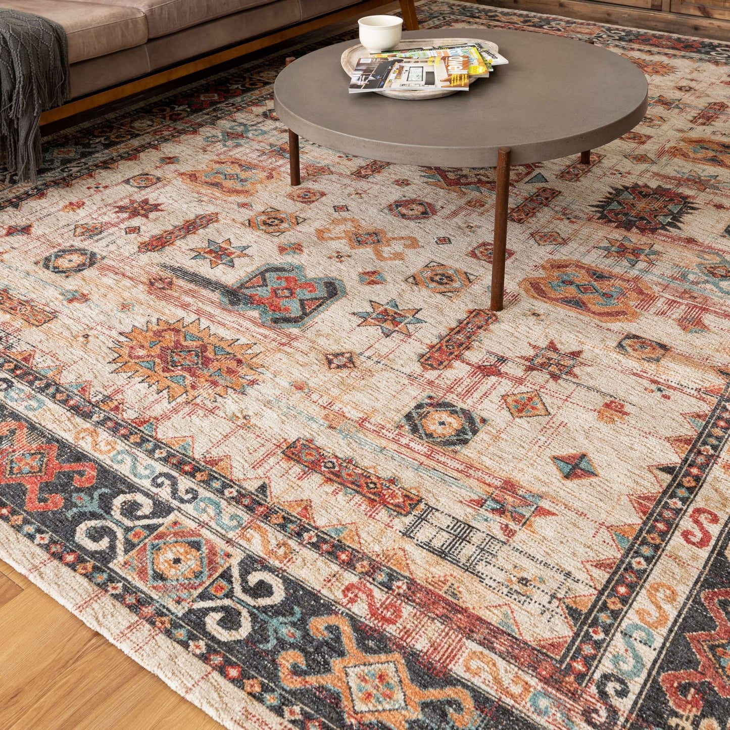 Karastan Zula R1201 Beige Machinemade Rug - Rugs - Karastan - Atlanta Designer Rugs