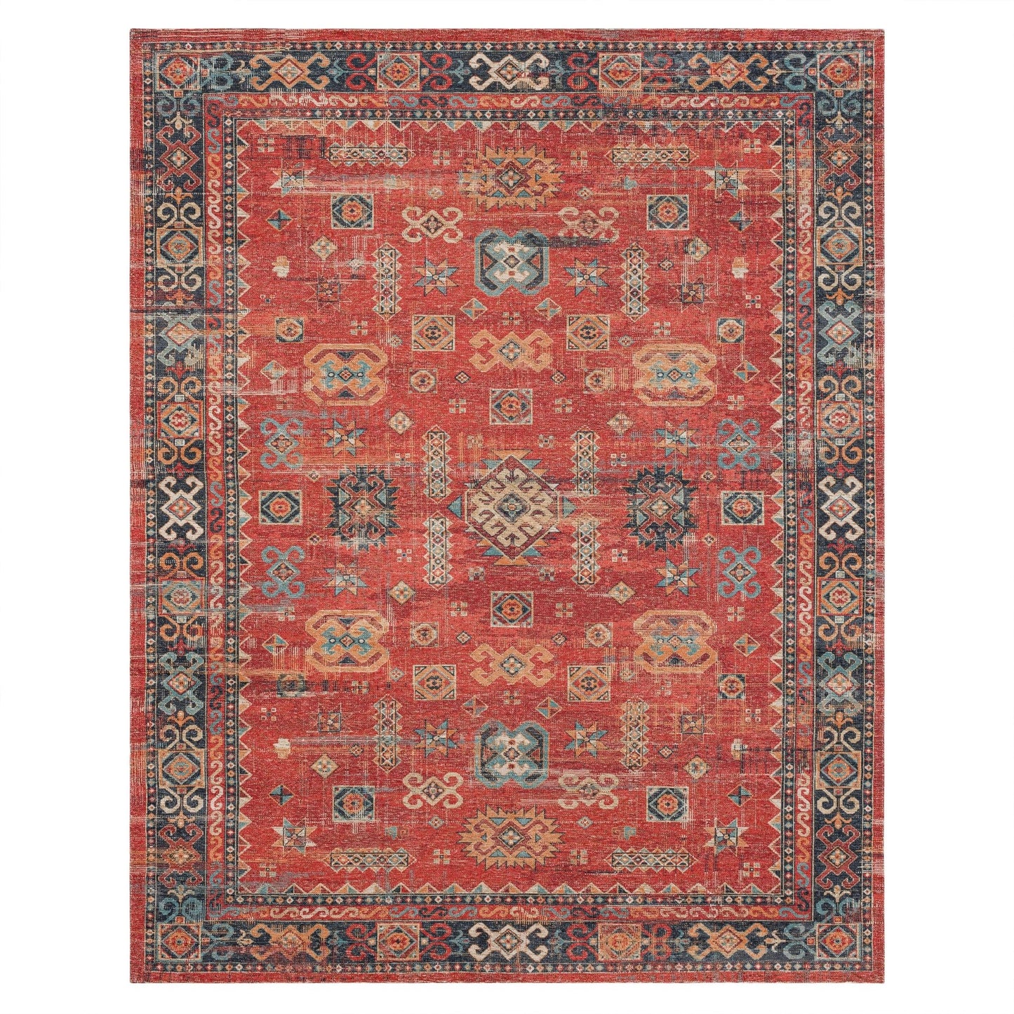 Karastan Zula R1201 Red Machinemade Rug - Rugs - Karastan - Atlanta Designer Rugs