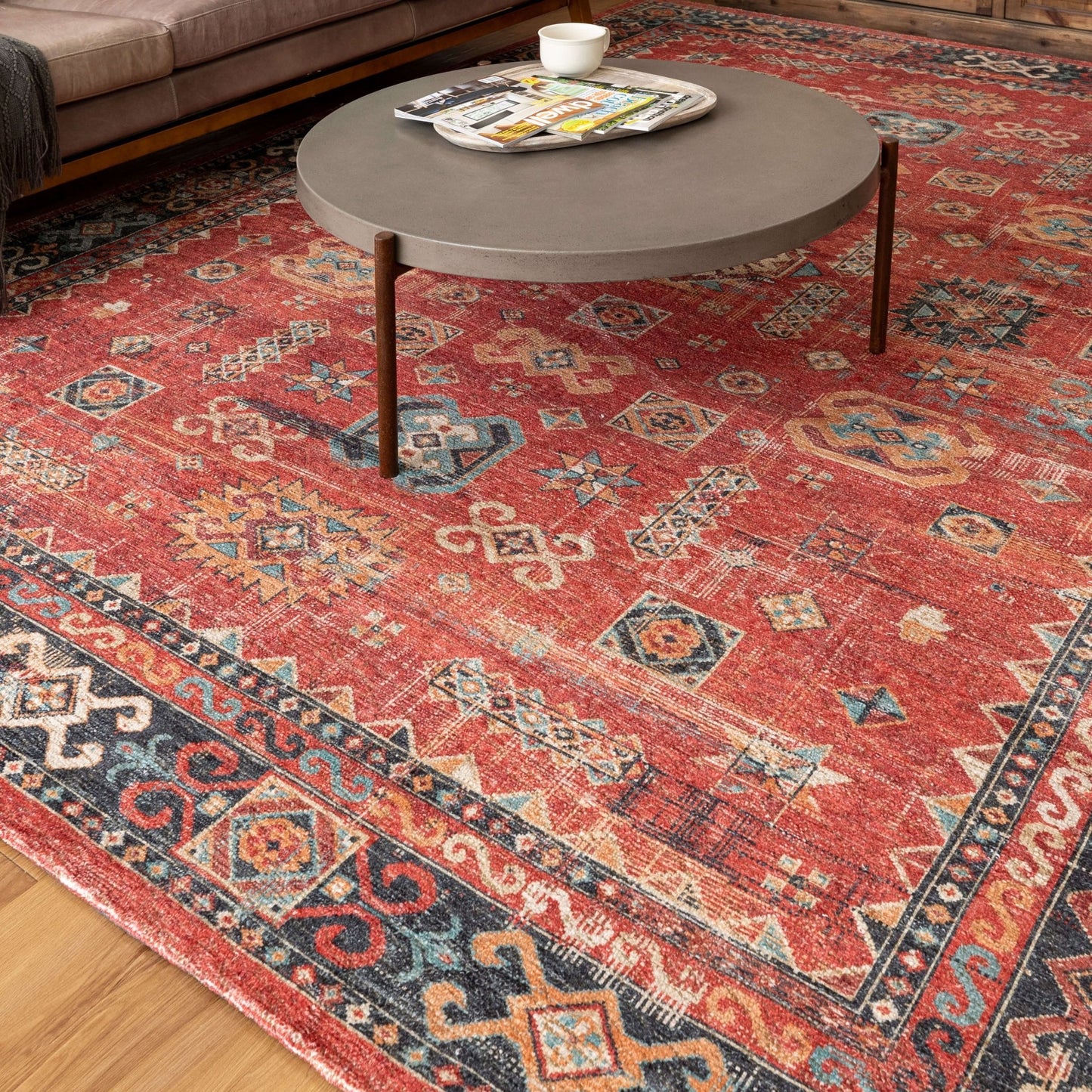 Karastan Zula R1201 Red Machinemade Rug - Rugs - Karastan - Atlanta Designer Rugs