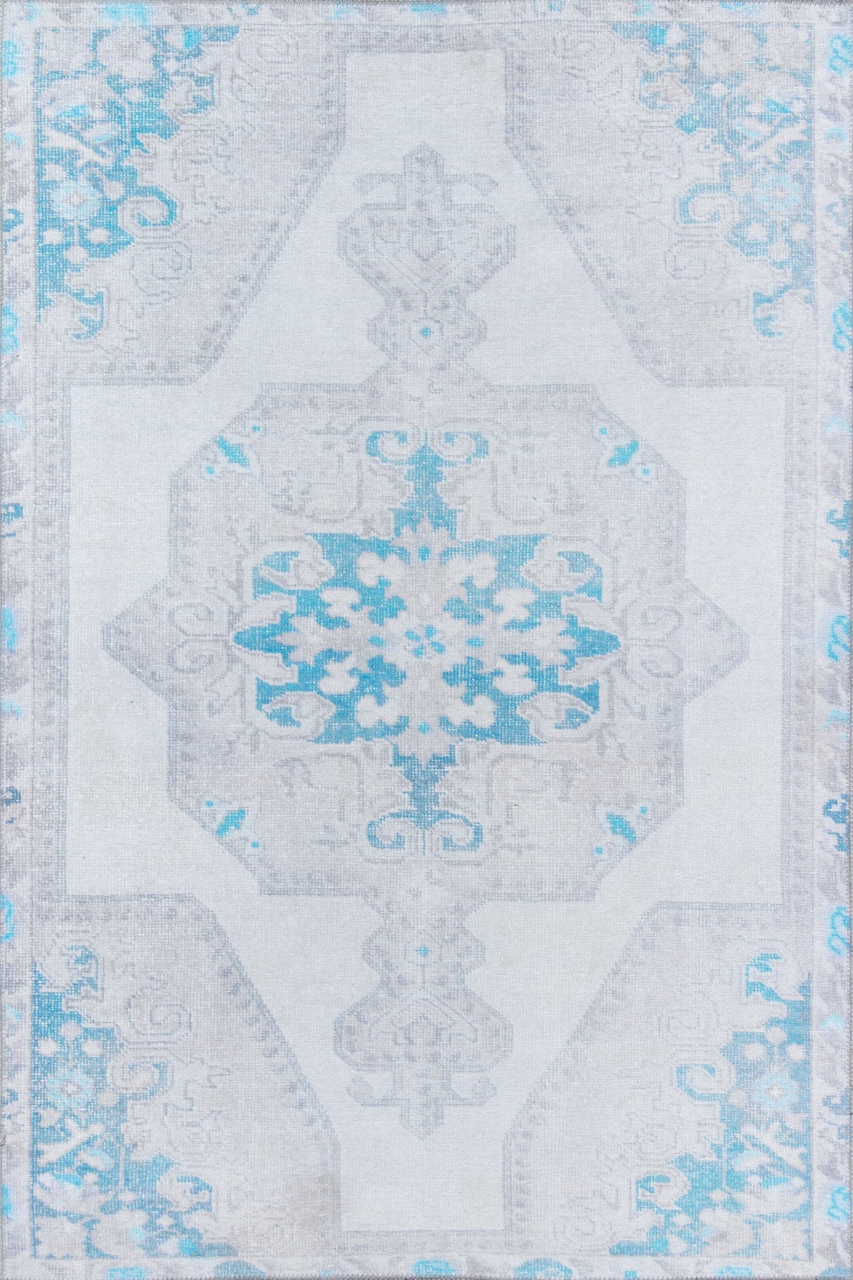 Momeni Afshar AFS25 Grey Traditional Machine Made Rug