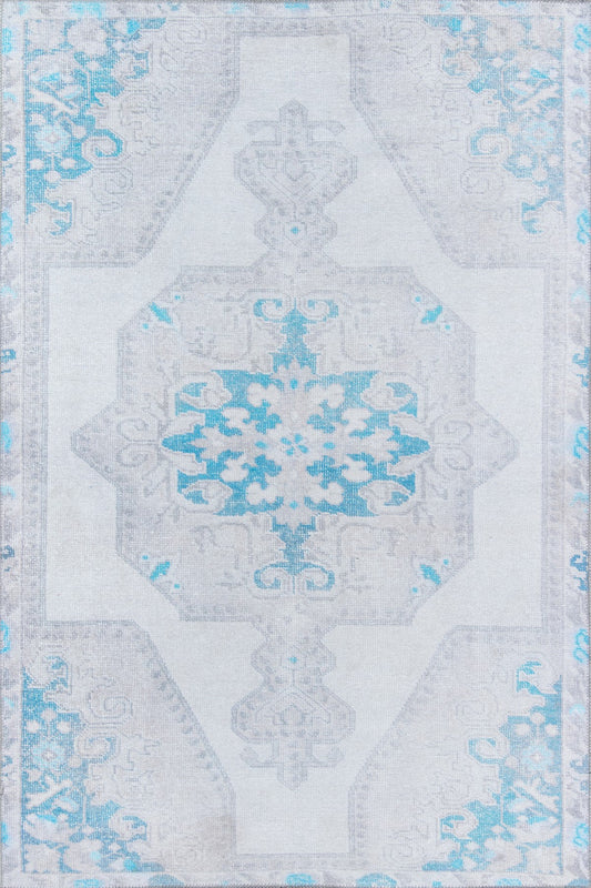 Momeni Afshar AFS25 Grey Traditional Machine Made Rug