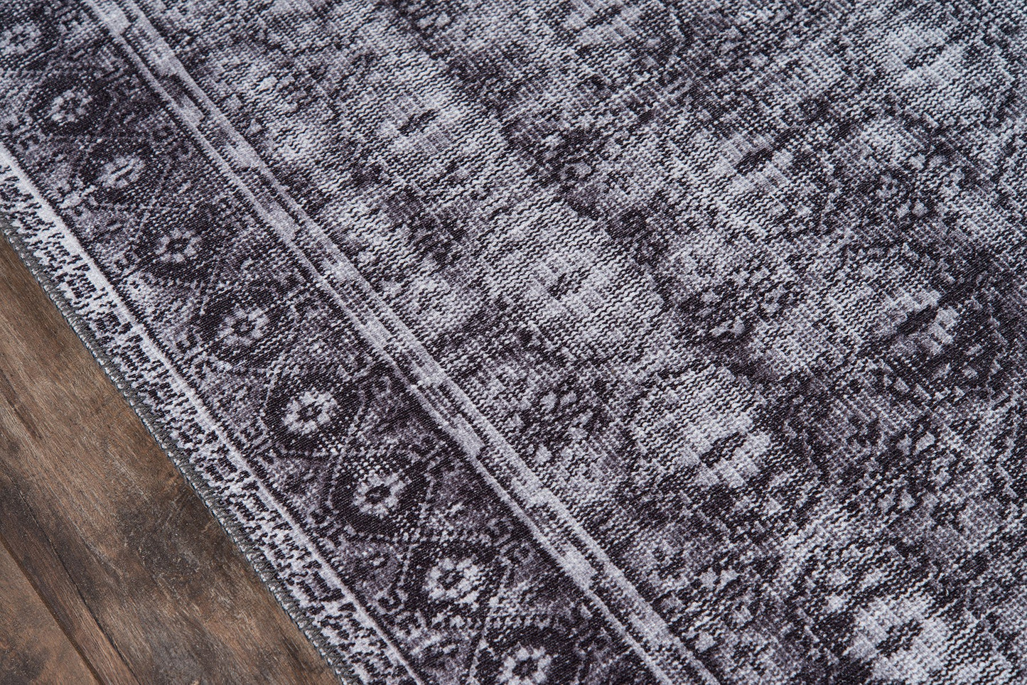 Momeni Afshar AFS28 Charcoal Traditional Machine Made Rug