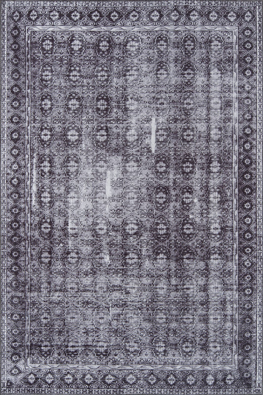 Momeni Afshar AFS28 Charcoal Traditional Machine Made Rug