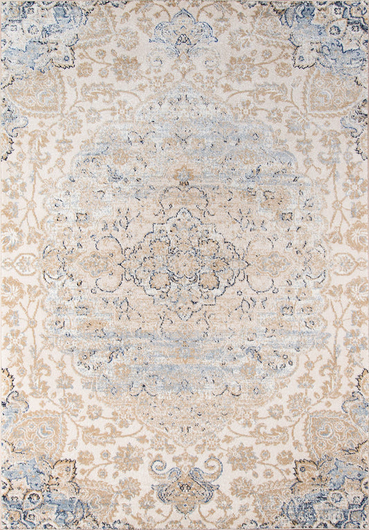 Momeni Amelia AM-01 Beige Traditional Machine Made Rug