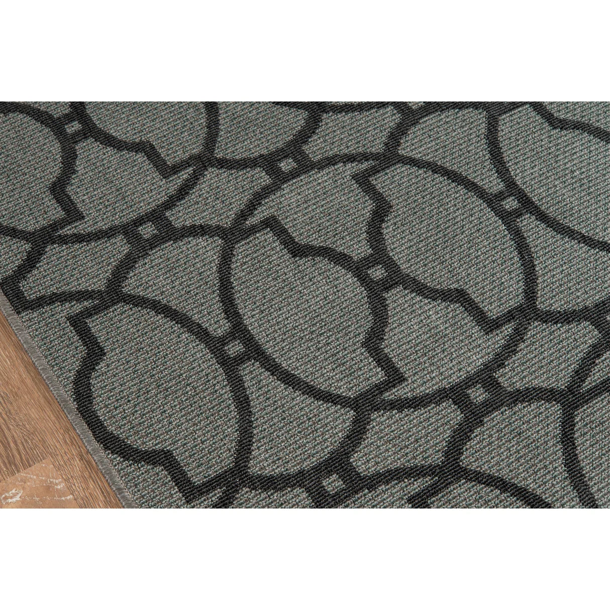 Momeni Baja BAJ11 Charcoal Contemporary Machine Made Rug