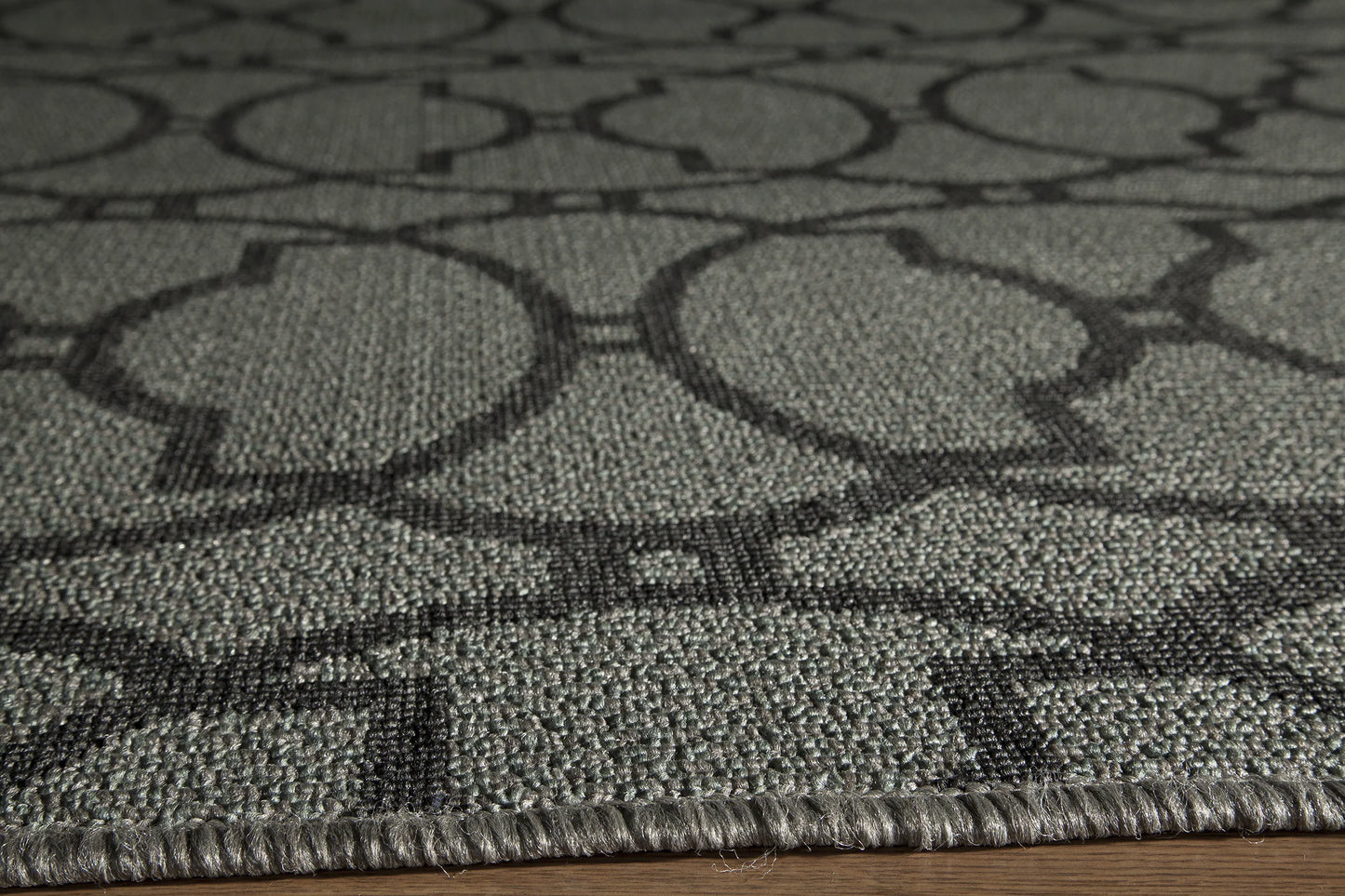 Momeni Baja BAJ11 Charcoal Contemporary Machine Made Rug