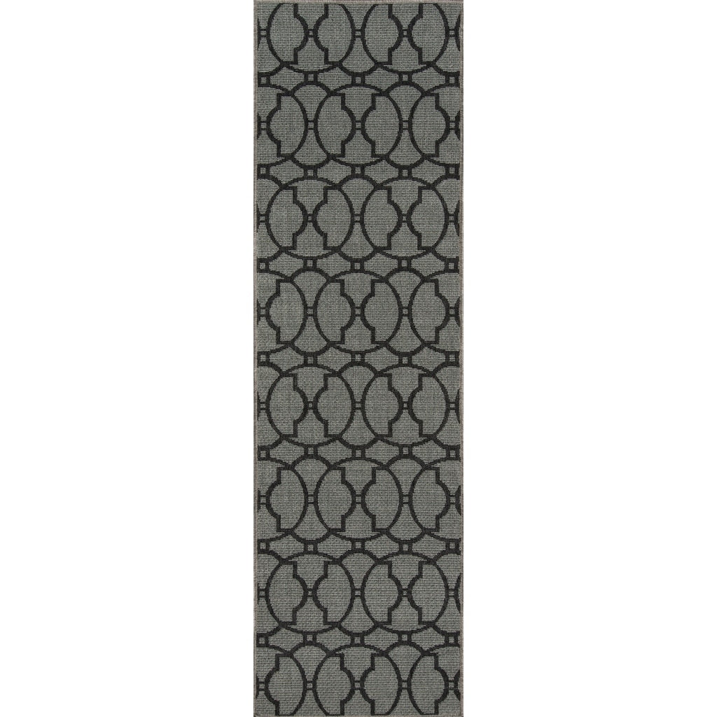 Momeni Baja BAJ11 Charcoal Contemporary Machine Made Rug