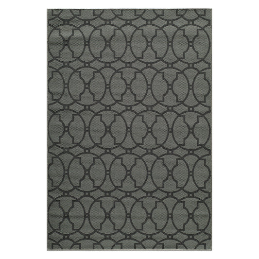 Momeni Baja BAJ11 Charcoal Contemporary Machine Made Rug