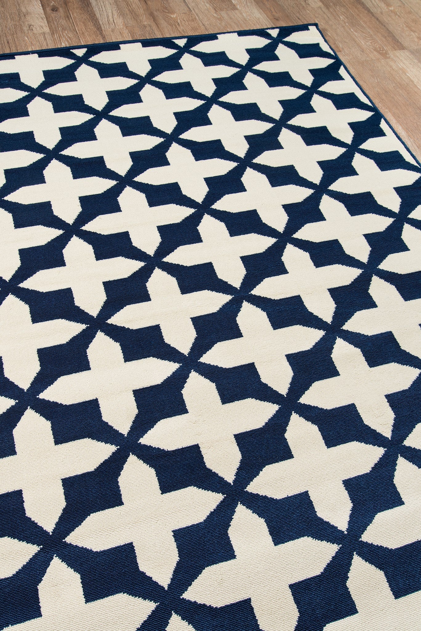 Momeni Baja BAJ12 Navy Contemporary Machine Made Rug