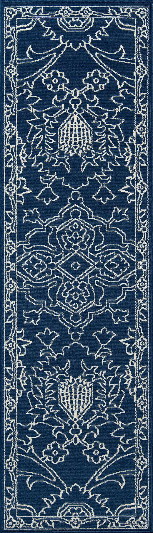 Momeni Baja BAJ22 Blue Traditional Machine Made Rug