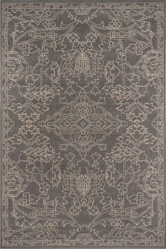 Momeni Baja BAJ22 Grey Traditional Machine Made Rug