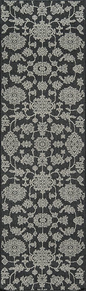 Momeni Baja BAJ23 Charcoal Traditional Machine Made Rug