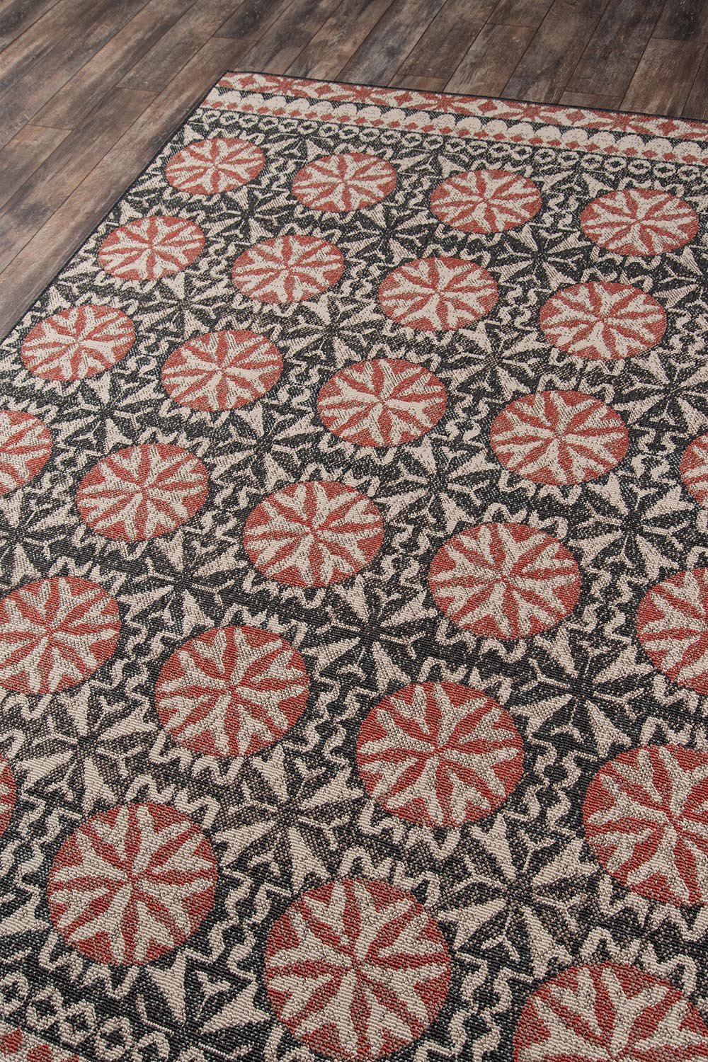 Momeni Baja BAJ33 Charcoal Contemporary Machine Made Rug