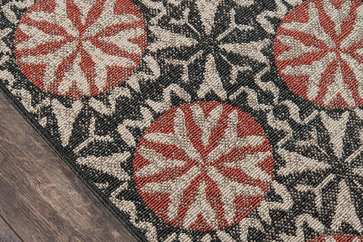 Momeni Baja BAJ33 Charcoal Contemporary Machine Made Rug