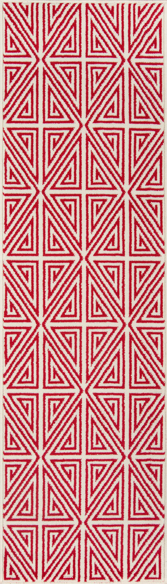 Momeni Baja BAJ-4 Red Contemporary Machine Made Rug