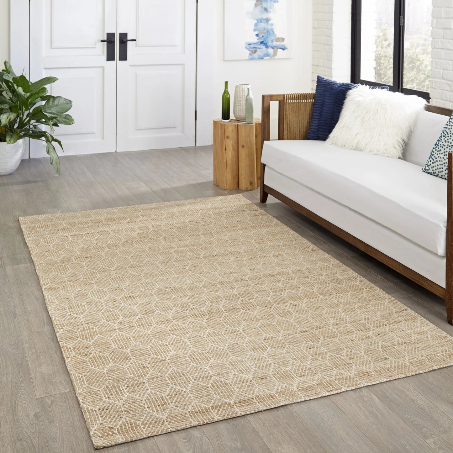 Momeni Bengal BEN-1 Natural Transitional Hand Woven Rug