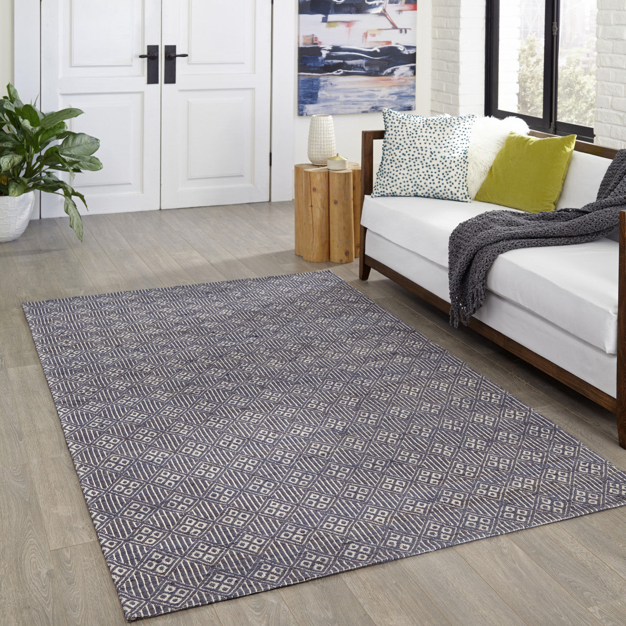 Momeni Bengal BEN-3 Blue Transitional Hand Woven Rug