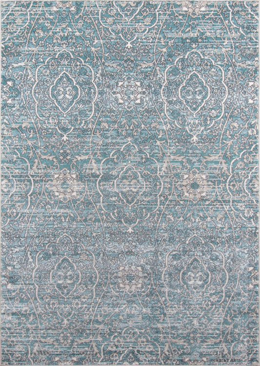 Momeni Brooklyn Heights BH-07 Blue Transitional Machine Made Rug