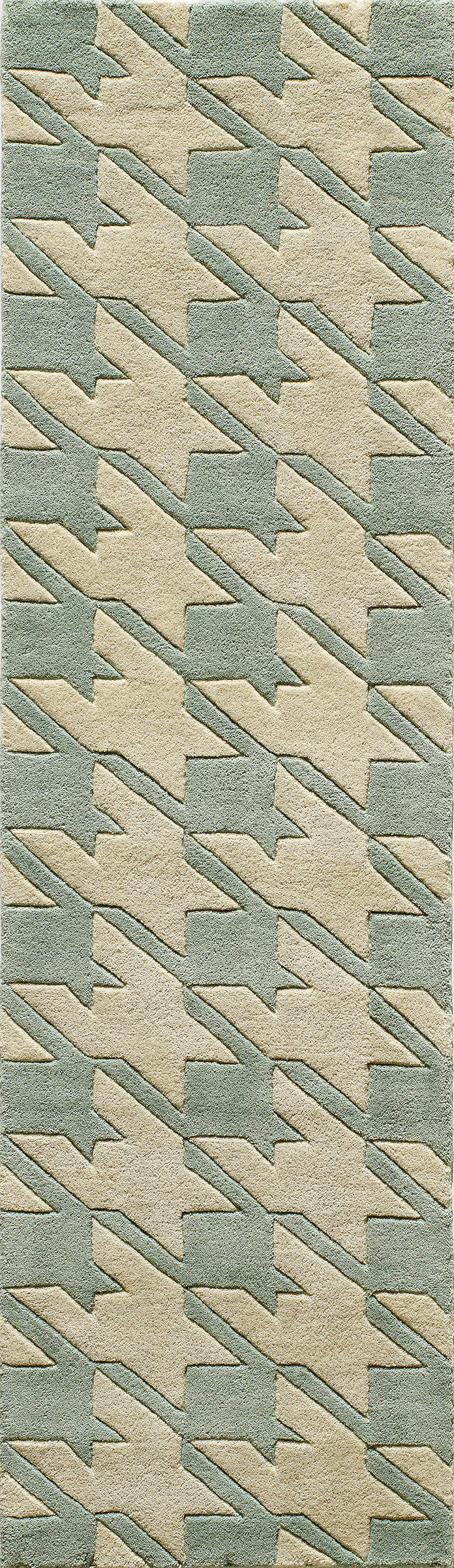 Momeni Delhi DL-55 Light Blue Contemporary Hand Tufted Rug