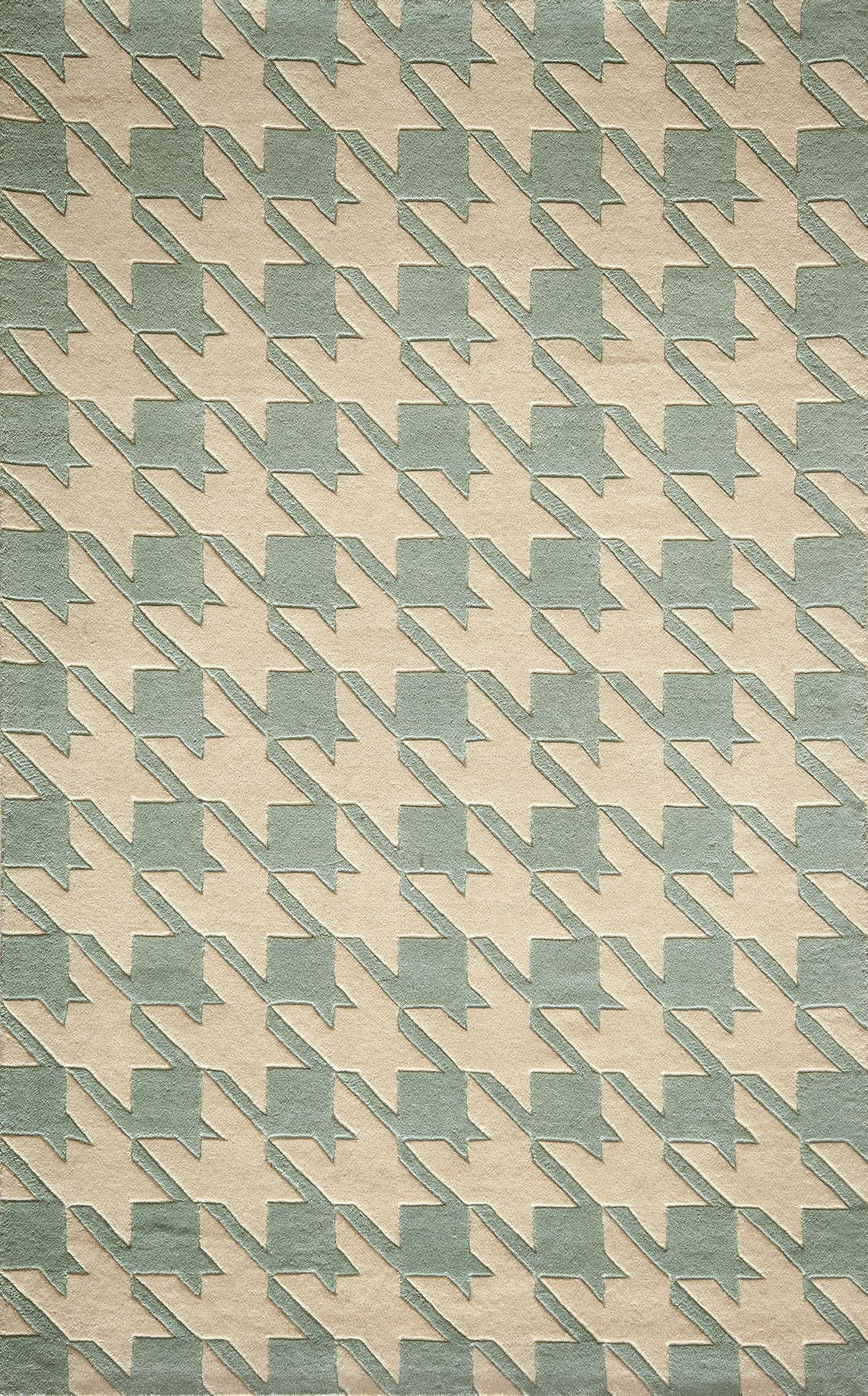 Momeni Delhi DL-55 Light Blue Contemporary Hand Tufted Rug