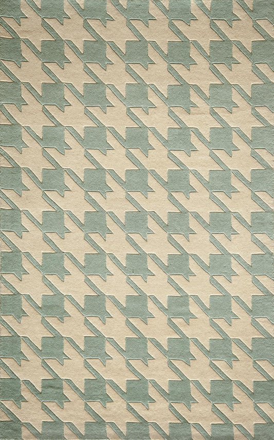 Momeni Delhi DL-55 Light Blue Contemporary Hand Tufted Rug