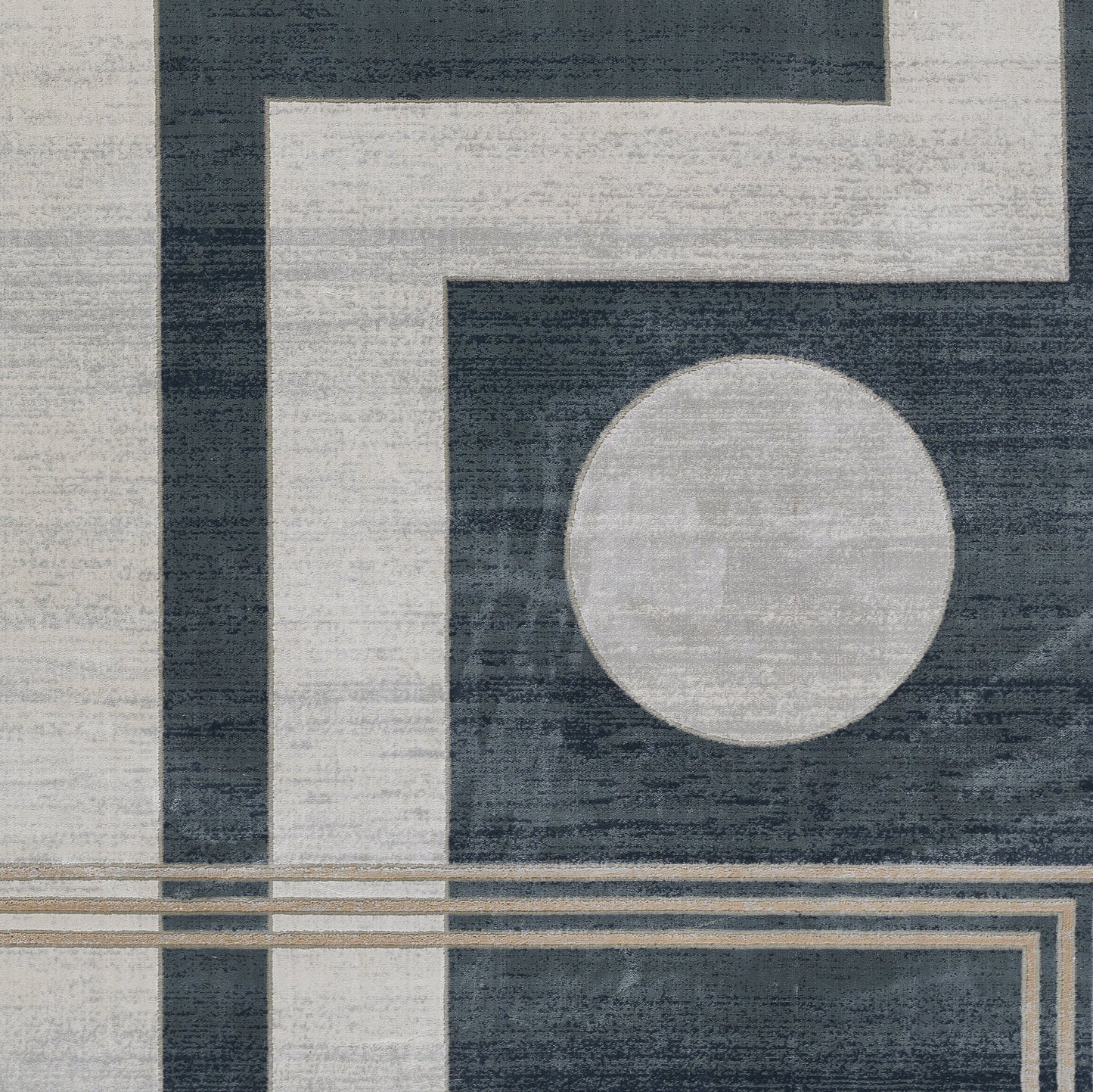 Momeni Edition EDI-3 Blue Contemporary Machine Made Rug