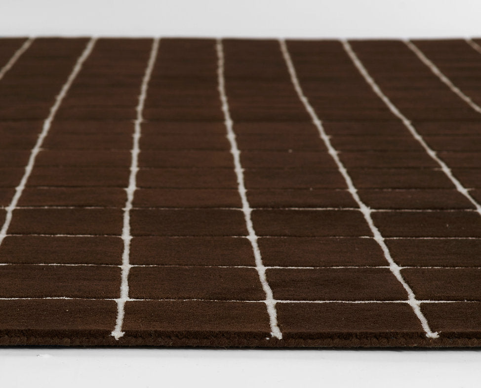 Momeni Form FRM-3 Brown Contemporary Hand Tufted Rug