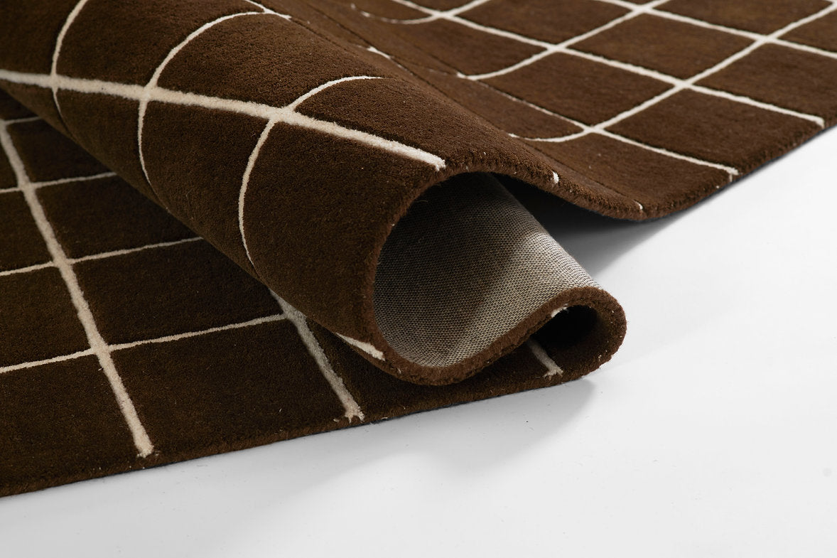 Momeni Form FRM-3 Brown Contemporary Hand Tufted Rug