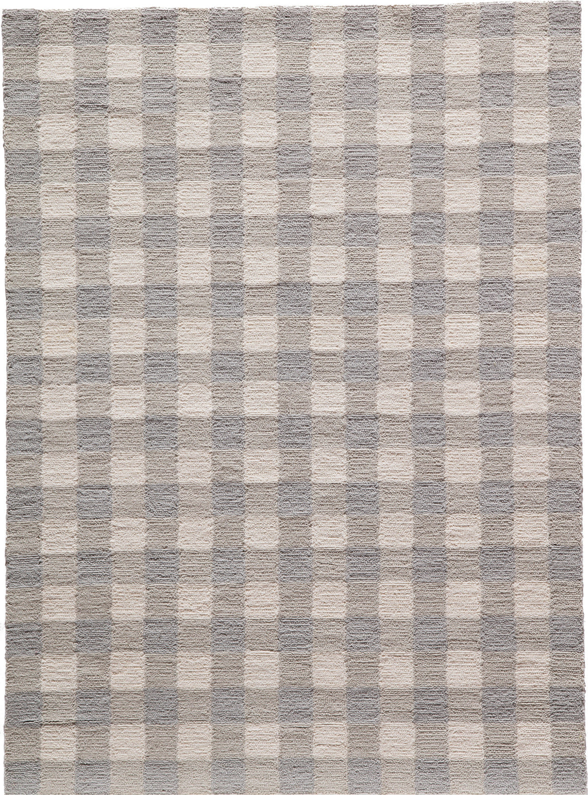 Momeni Geo India GEI31 Grey Contemporary Hand Made Rug