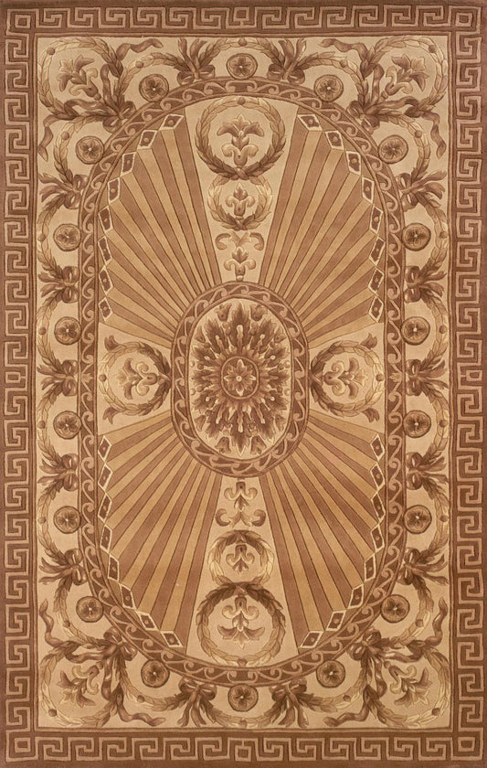 Momeni Harmony HA-15 Light Brown Transitional Hand Tufted Rug