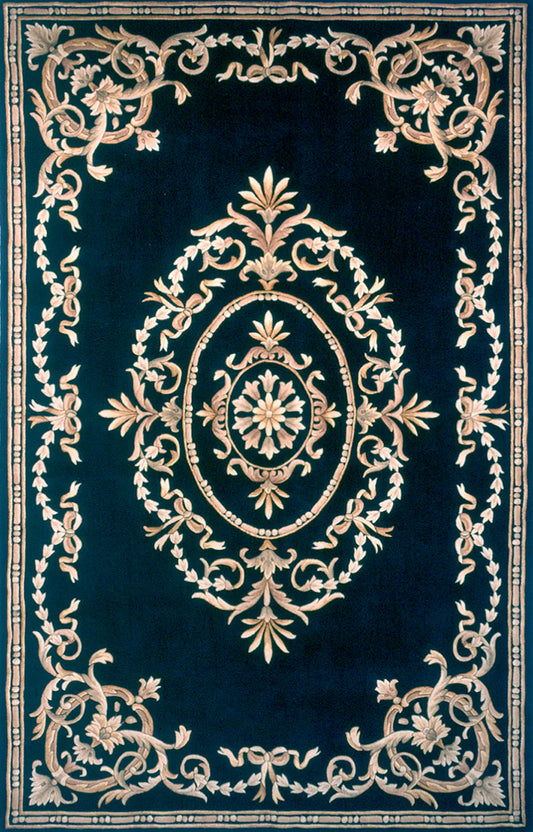 Momeni Harmony HA-18 Blue Transitional Hand Tufted Rug