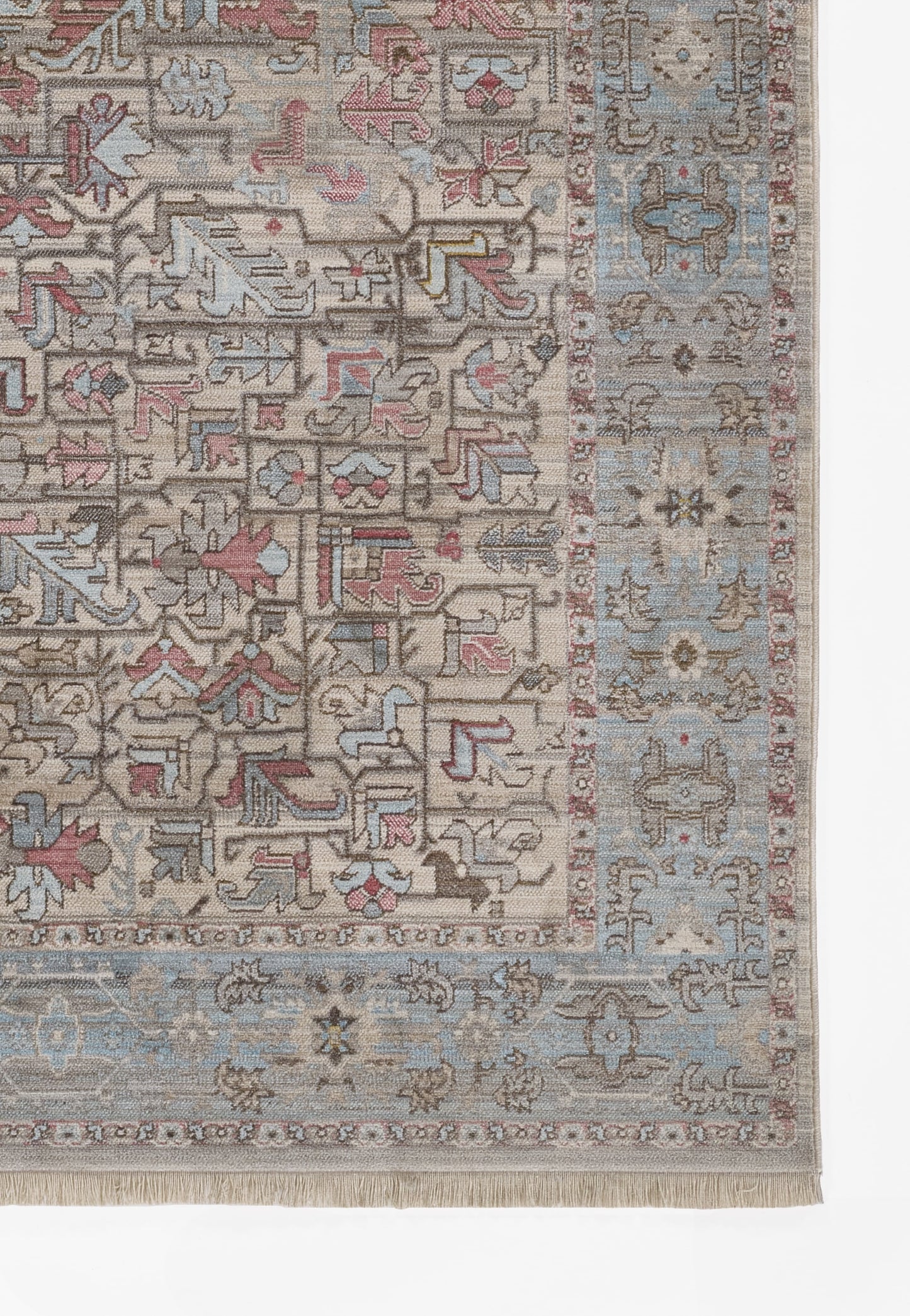 Momeni Izmir IZ-12 Multi Traditional Machine Made Rug