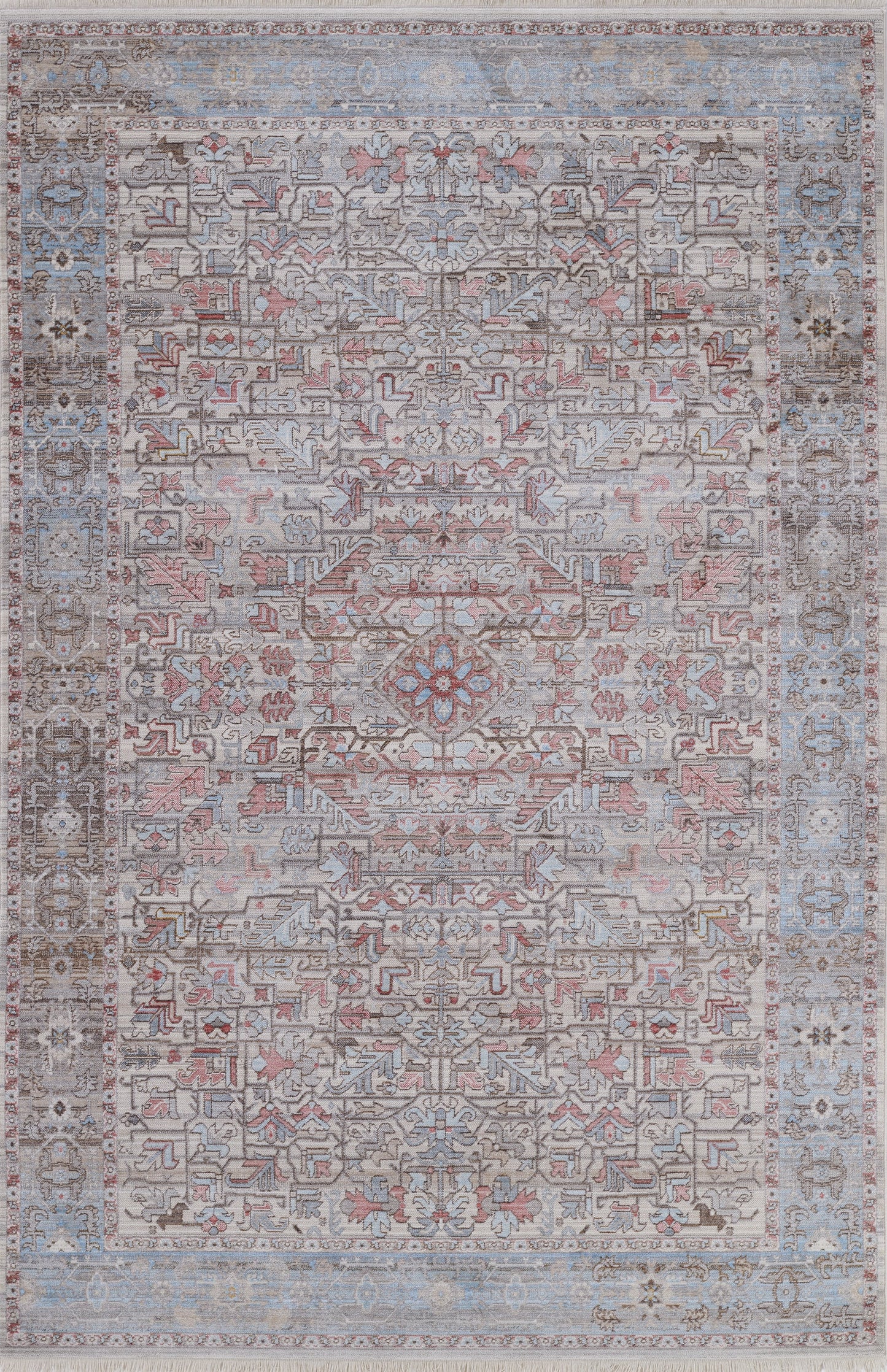 Momeni Izmir IZ-12 Multi Traditional Machine Made Rug