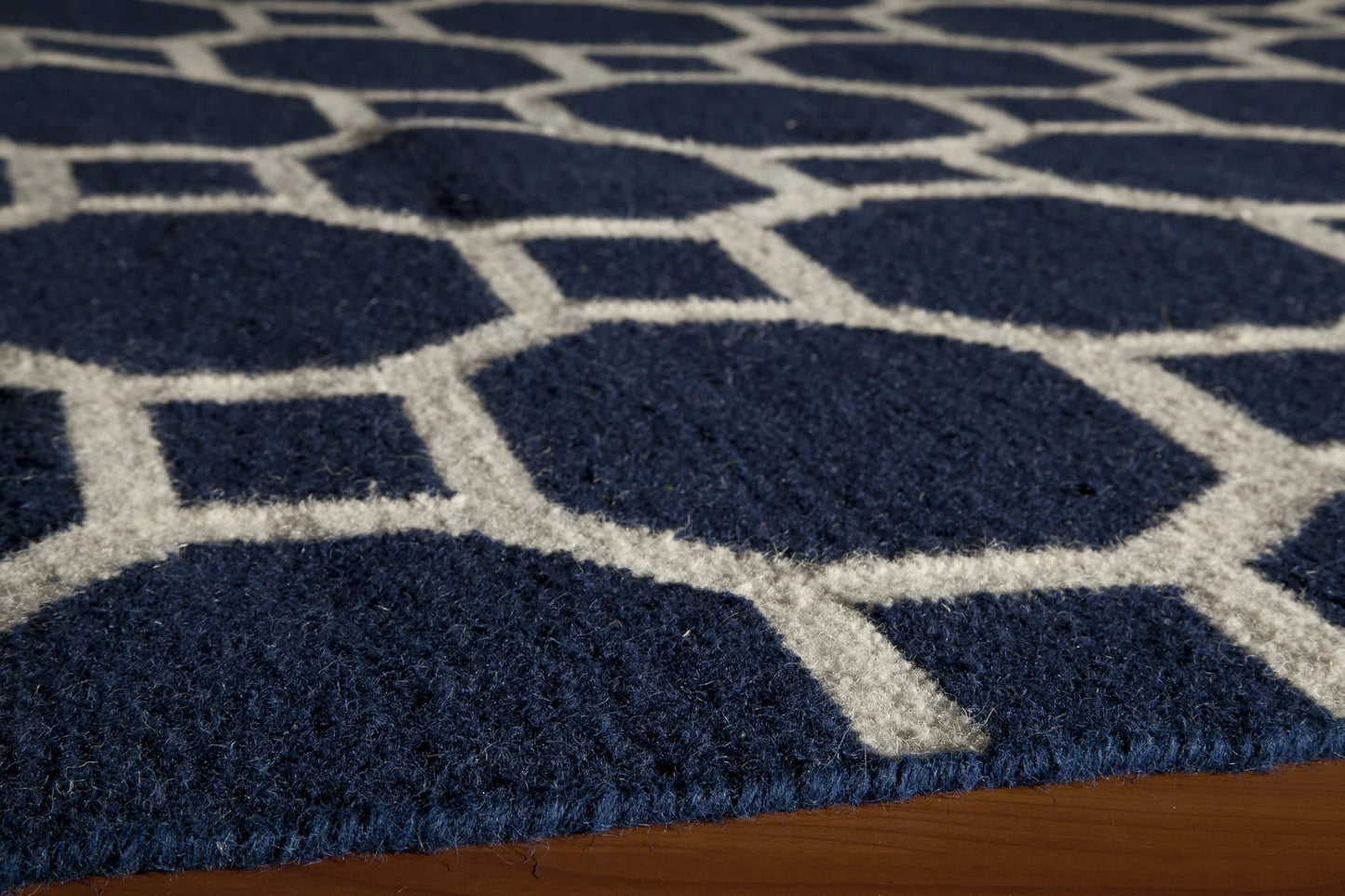 Momeni Laguna LG-01 Navy Contemporary Hand Woven Rug