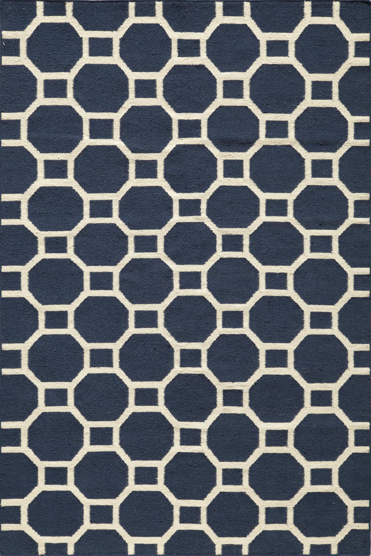 Momeni Laguna LG-01 Navy Contemporary Hand Woven Rug