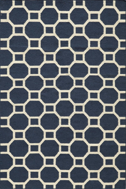 Momeni Laguna LG-01 Navy Contemporary Hand Woven Rug