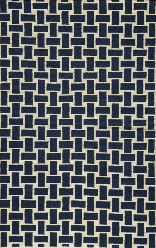 Momeni Laguna LG-02 Navy Contemporary Hand Woven Rug