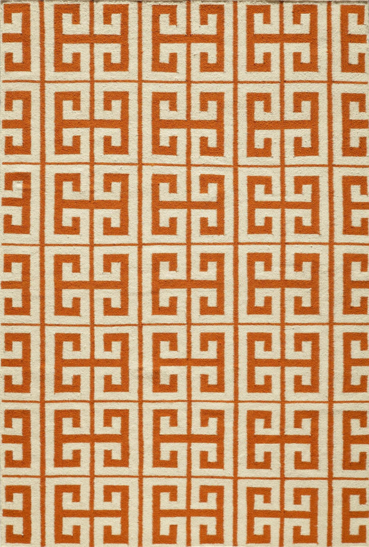 Momeni Laguna LG-05 Orange Contemporary Hand Woven Rug