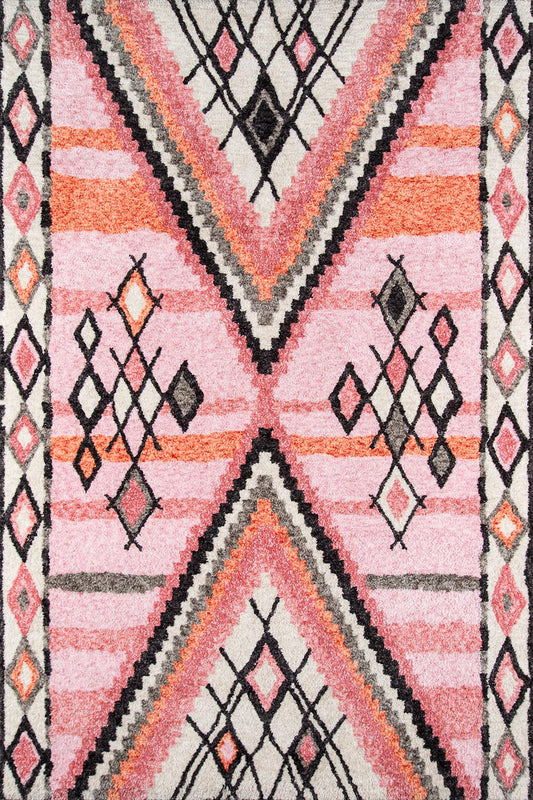 Momeni Margaux MGX-2 Pink Contemporary Table Tufted Rug