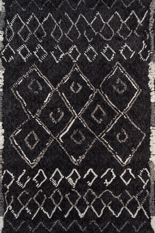 Momeni Margaux MGX-3 Black Contemporary Table Tufted Rug