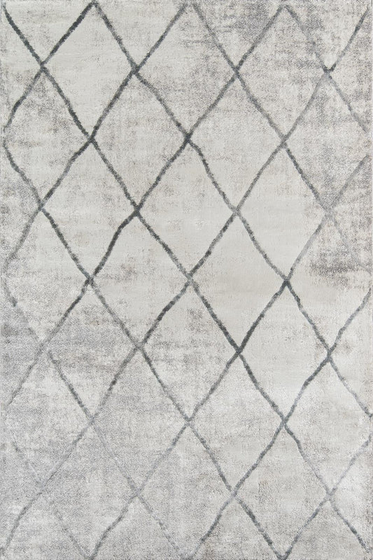 Momeni Matrix MTX-3 Grey Modern Machine Made Rug