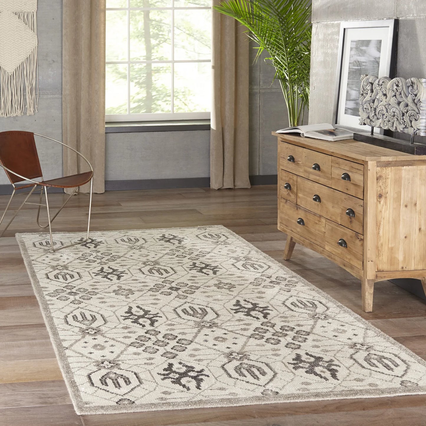 Momeni Nova NOV-1 Ivory Contemporary Hand Knotted Rug